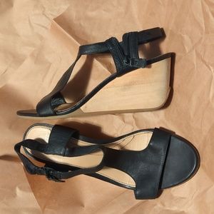 Camper Black Wedges size 9